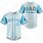 Boston Red Sox X Pokemon Dad Pastel Blue Baseball Jersey