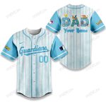 Cleveland Guardians X Pokemon Dad Pastel Blue Baseball Jersey