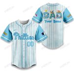 Philadelphia Phillies X Pokemon Dad Pastel Blue Baseball Jersey