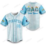 Pittsburgh Pirates X Pokemon Dad Pastel Blue Baseball Jersey