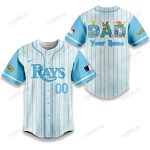Tampa Bay Rays X Pokemon Dad Pastel Blue Baseball Jersey
