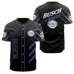 Busch Light Baseball Jersey – Stylish Black/Blue Design, Perfect For Fans & Casual Wear!