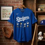 Blue Dodgers Jersey With Peanuts Characters – Limited Edition Fan Gear