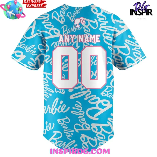 2025 Rangers X Barbie Night Game Blue Jersey