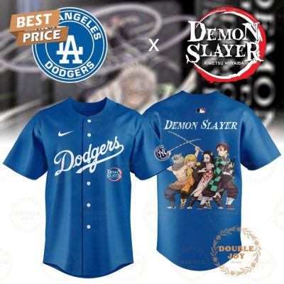 2025 Los Angeles Dodgers Mlb Demon Slayer Limited Edition Baseball Jersey - Blue