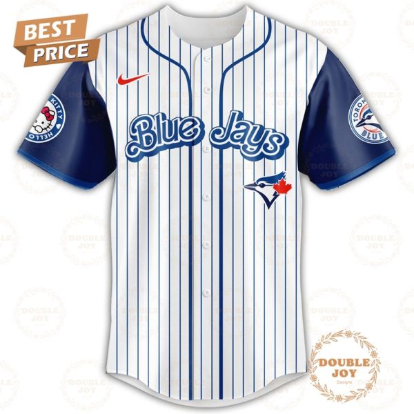 2025 Toronto Blue Jays Mlb Hello Kitty Night Custom Name Limited Edition Baseball Jersey