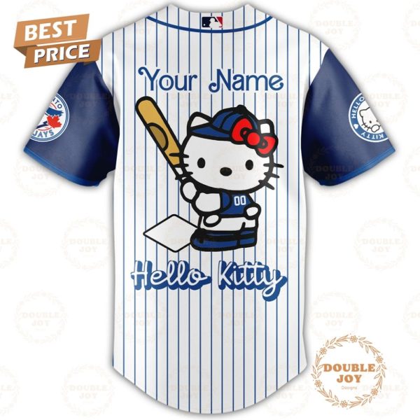 2025 Toronto Blue Jays Mlb Hello Kitty Night Custom Name Limited Edition Baseball Jersey