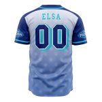 Snow Queens Frozen Baseball Jersey - Cool Blue Snowflake Design, Unisex Sports Shirt