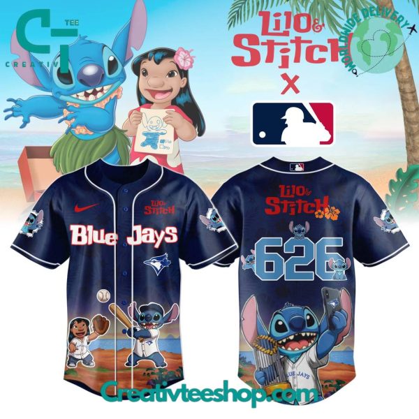 Toronto Blue Jays X Lilo & Stitch Special Baseball Jersey
