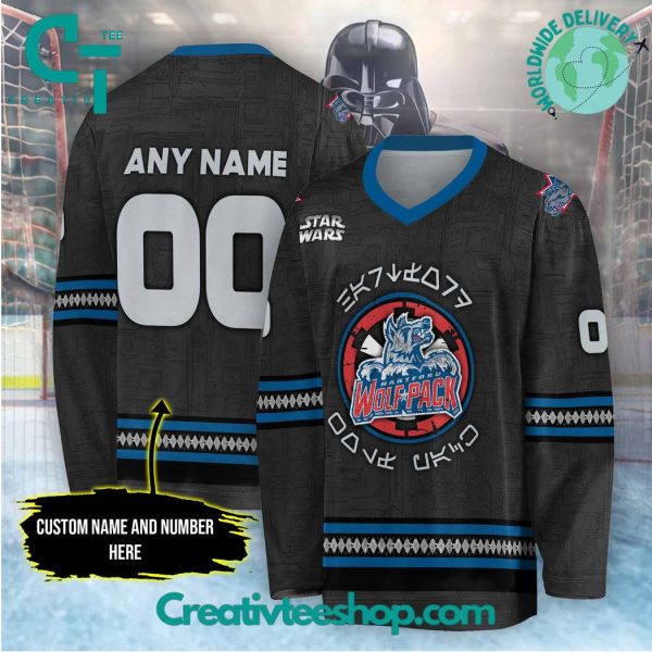 Ahl Hartford Wolf Pack X Star Wars 2024 Hockey Jersey