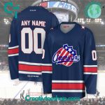 Ahl Rochester Americans 2024 Blue Hockey Jersey