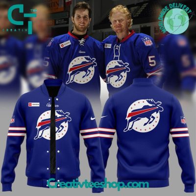Rochester Americans Bills Day Uniform Special Baseball Jacket