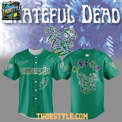 Augusta Greenjackets Grateful Dead 60Th Anniversary Night Baseball Jersey