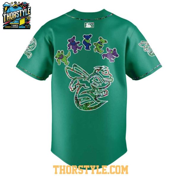 Augusta Greenjackets Grateful Dead 60Th Anniversary Night Baseball Jersey