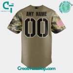 Augusta Greenjackets Military Appreciation Night 2025 Camo Baseball Jersey