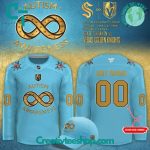 Vegas Golden Knights X Autism Awareness 2025 Special Blue Hockey Jersey