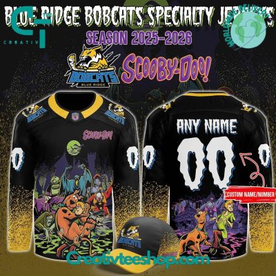 Blue Ridge Bobcats X Scooby-Doo Night 2025 Custom Hockey Jersey