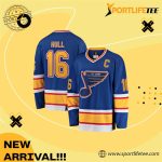 Brett Hull St Louis Blues Mens Blue Alternate Breakaway Hockey Jersey