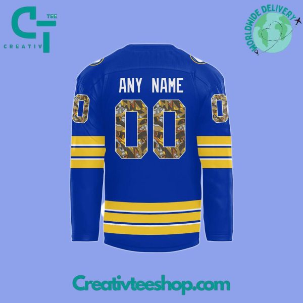 Buffalo Sabres Nhl Native American Heritage Month Blue Special Edition Jersey