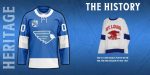 Nhl St Louis Blues Personalized Heritage Hockey Jersey