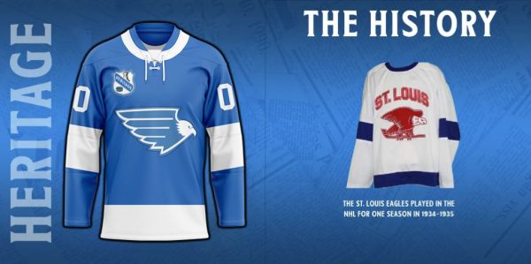 Nhl St Louis Blues Personalized Heritage Hockey Jersey
