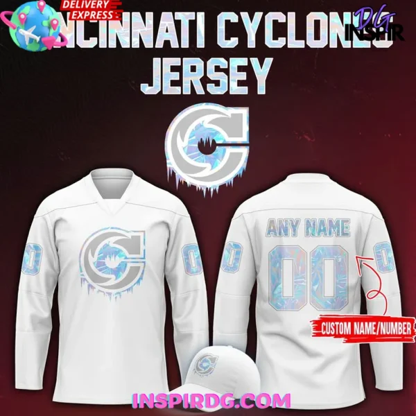 Cincinnati Cyclones Ice-Blue Special Hockey Jersey