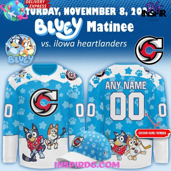 Cincinnati Cyclones X Bluey Night 2025 Special Hockey Jersey