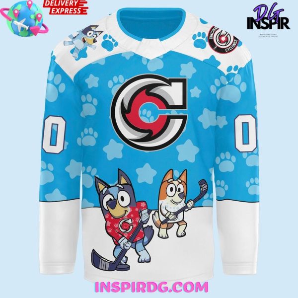 Cincinnati Cyclones X Bluey Night 2025 Special Hockey Jersey