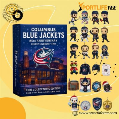 Columbus Blue Jackets 25Th Anniversary Advent Calendar Gift For Fans