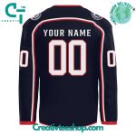 Columbus Blue Jackets 25Th Anniversary Season Custom Jersey