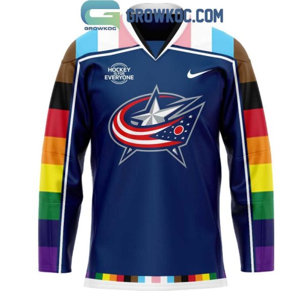 Columbus Blue Jackets Pride Month 2026 Hockey Jersey