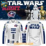 Columbus Blue Jackets R2-D2 Star Wars Night 2026 Personalized Hockey Jersey