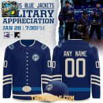 Columbus Blue Jackets X 2026 Military Appreciation Celebrate Hockey Jersey