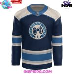 Columbus Blue Jackets X Chill Guy Blue Hockey Jersey