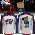 Columbus Blue Jackets X Chill Guy White Hockey Jersey