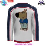Columbus Blue Jackets X Chill Guy White Hockey Jersey