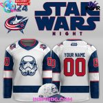 Columbus Blue Jackets X Star Wars Night 2024 Custom Hockey Jersey