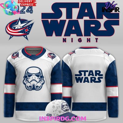 Columbus Blue Jackets X Star Wars Night 2024 Hockey Jersey