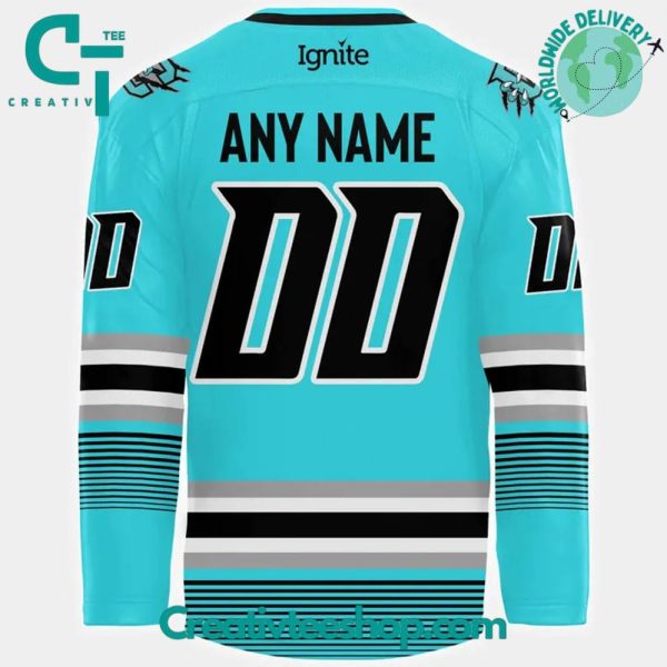Columbus River Dragons Special New 2025 Blue Hockey Jersey