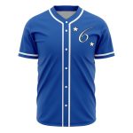 Stylish Blue Baseball Jersey - Customizable Teamwear With Star Design - Perfect For Sports & Casual Outfits