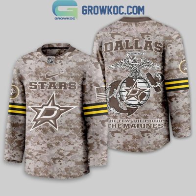 Dallas Stars Us Marine Corps Hockey Jersey