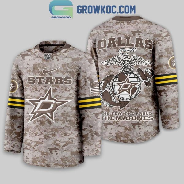 Dallas Stars Us Marine Corps Hockey Jersey