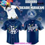 Dodgers X Takashi Murakami 2025 Mlb Blue Jersey
