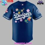 Dodgers X Takashi Murakami 2025 Mlb Blue Jersey