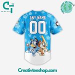 Fayetteville Woodpeckers X Bluey At The Ball Park Personalized Baseball Jersey