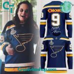 St. Louis Blues X Ozzy Osbourne Thank You For The Memories Hockey Jersey