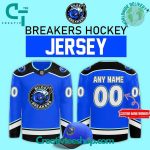 Biloxi Breakers Special New 2025 Blue Custom Hockey Jersey