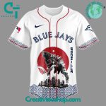 Godzilla X Toronto Blue Jays Japan Edition Special Baseball Jersey