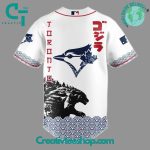 Godzilla X Toronto Blue Jays Japan Edition Special Baseball Jersey