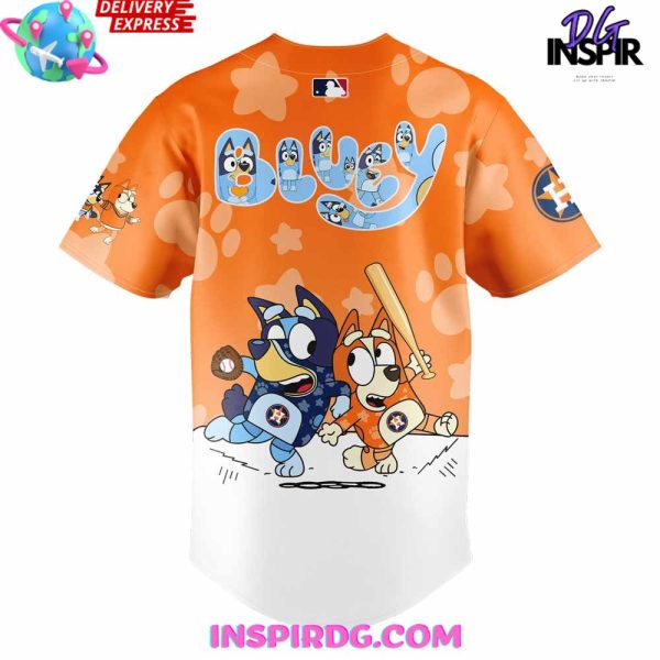 Houston Astros Bluey And Bingo 2025 Baseball Jersey